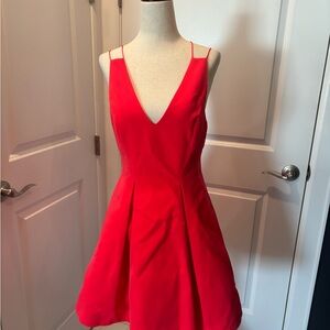Topshop Vivid Red Mini Dress